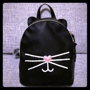 NWT Black Cat Mini Backpack!